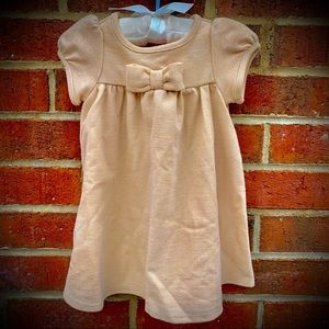 Janie and Jack Gold Dress & Bloomers 0-3 Months